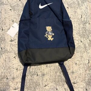 Nike Dark Blue Backpack with White Logo